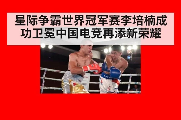星际争霸世界冠军赛李培楠成功卫冕中国电竞再添新荣耀